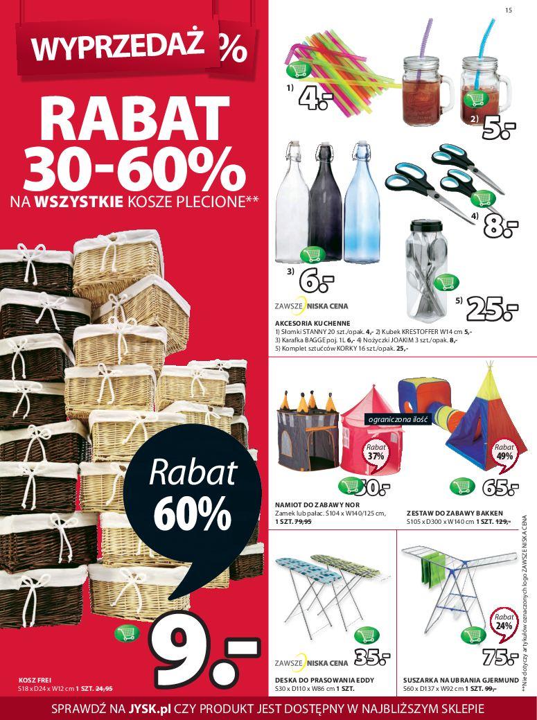 Gazetka promocyjna Jysk str. 15