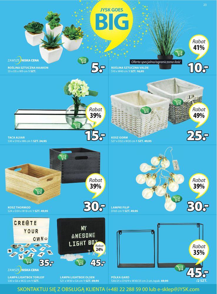 Gazetka promocyjna Jysk str. 23