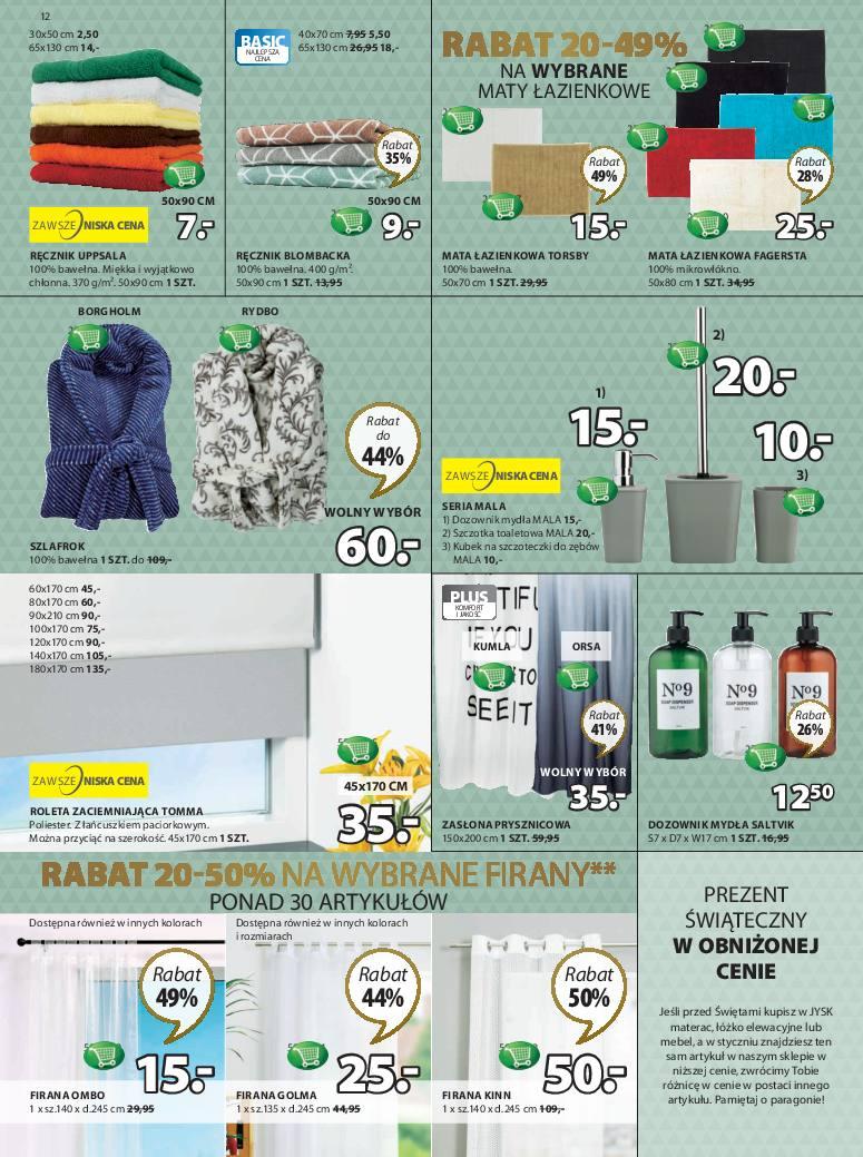 Gazetka promocyjna Jysk str. 12