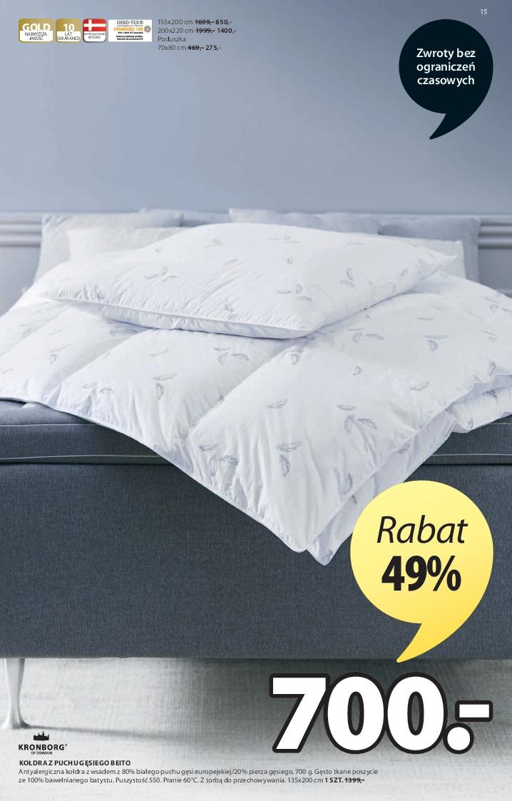 Gazetka promocyjna Jysk str. 15