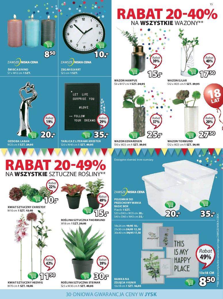 Gazetka promocyjna Jysk str. 15