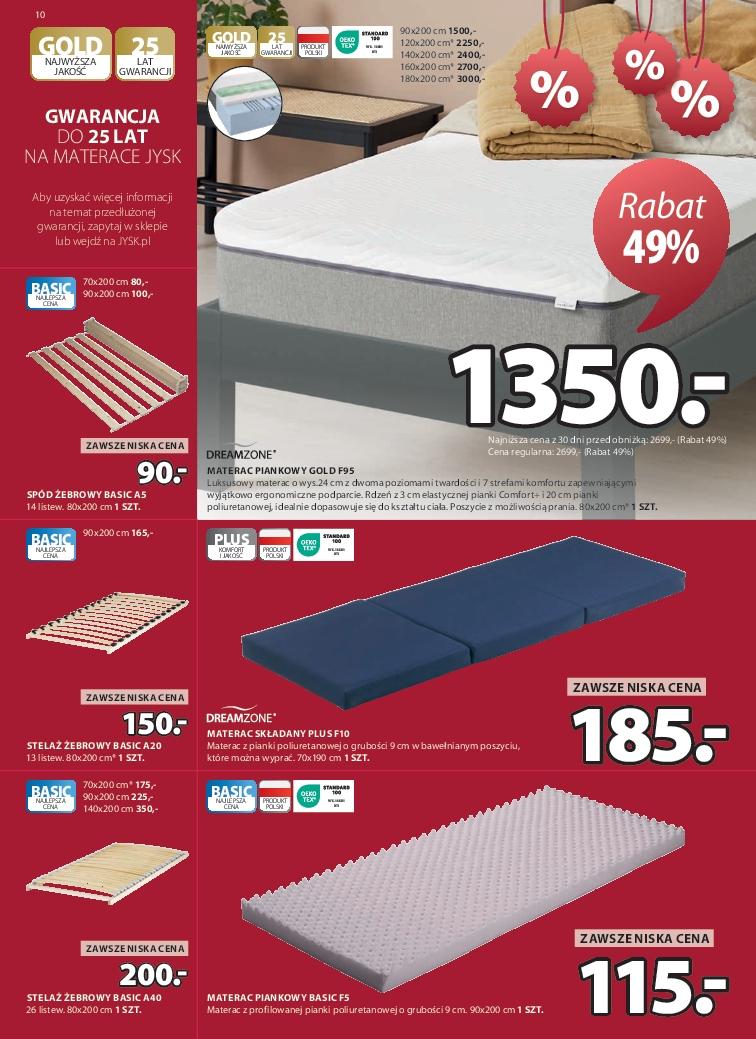 Gazetka promocyjna Jysk str. 10