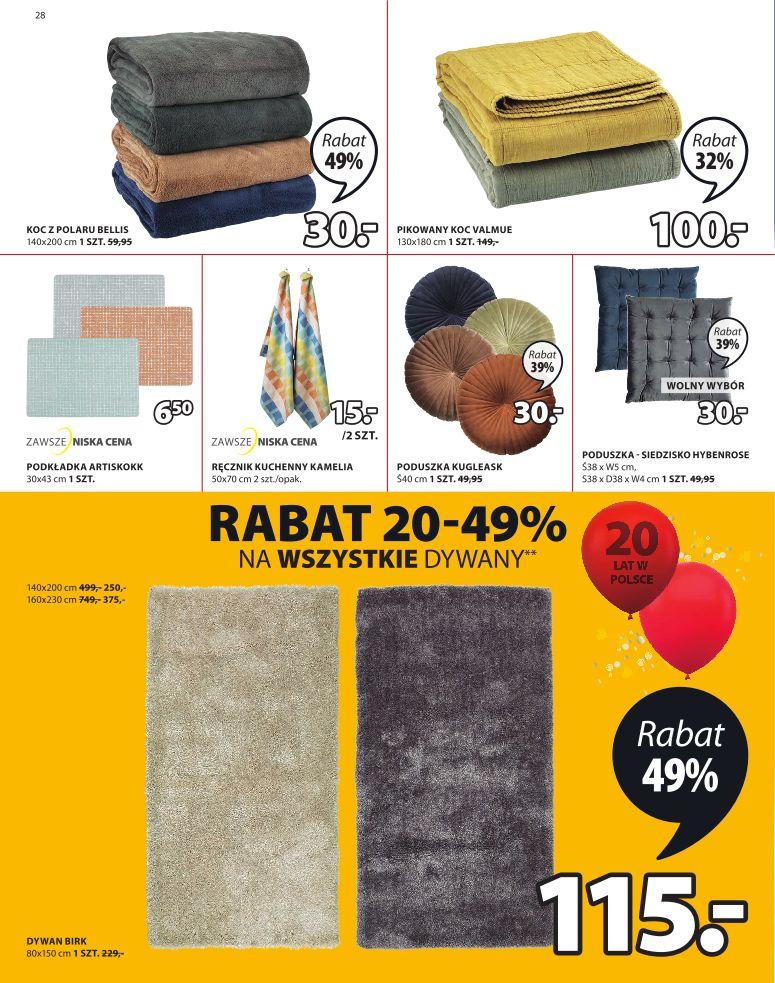 Gazetka promocyjna Jysk str. 28