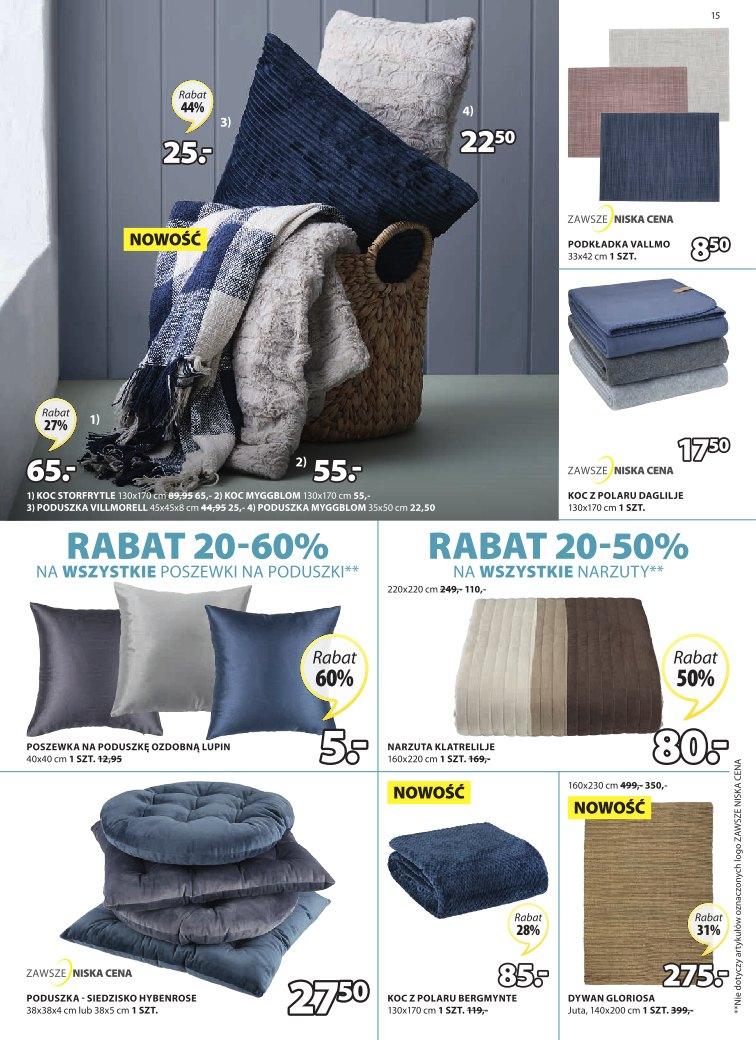 Gazetka promocyjna Jysk str. 15