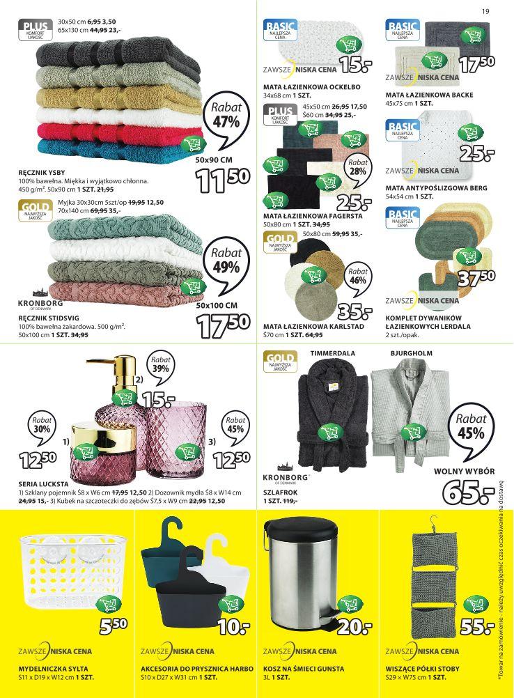 Gazetka promocyjna Jysk str. 19