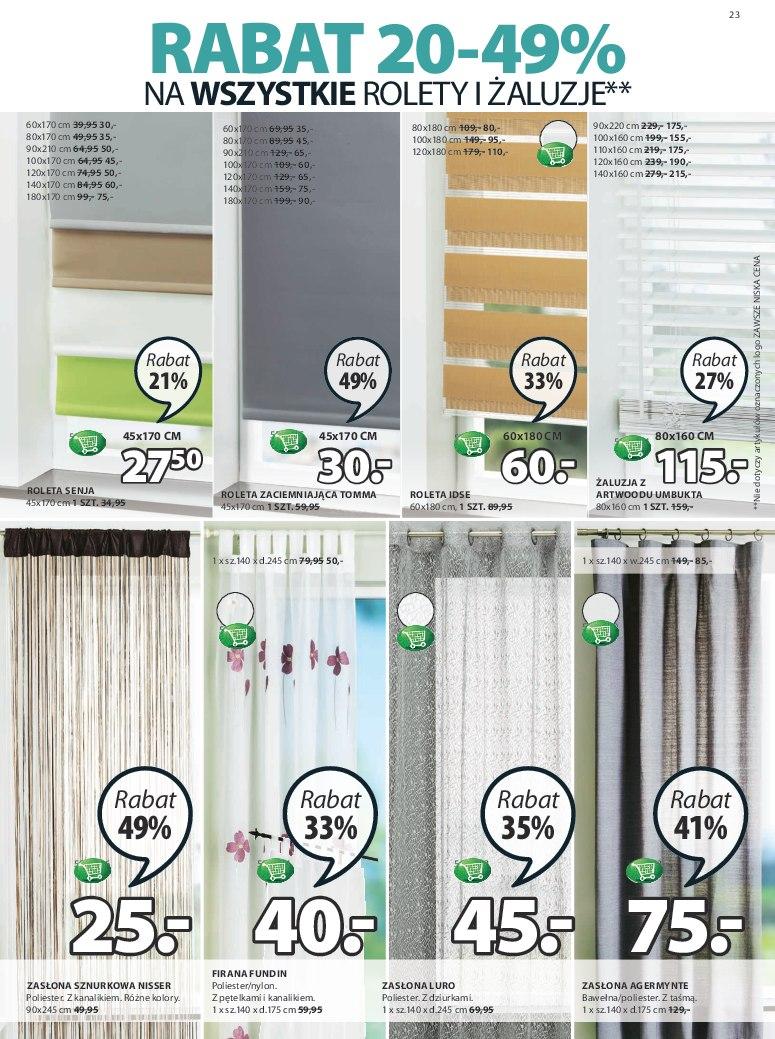 Gazetka promocyjna Jysk str. 23