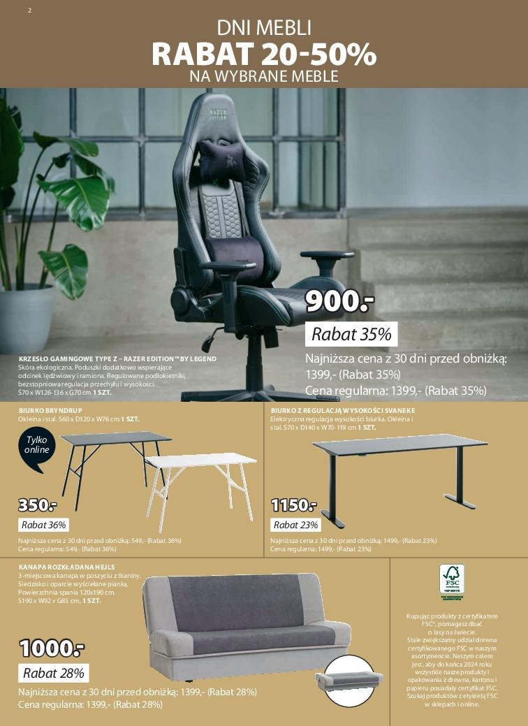 Gazetka promocyjna Jysk str. 2