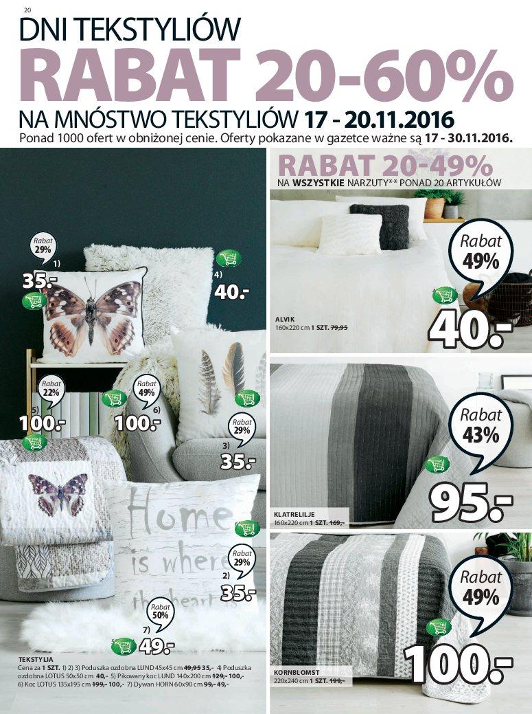 Gazetka promocyjna Jysk str. 20