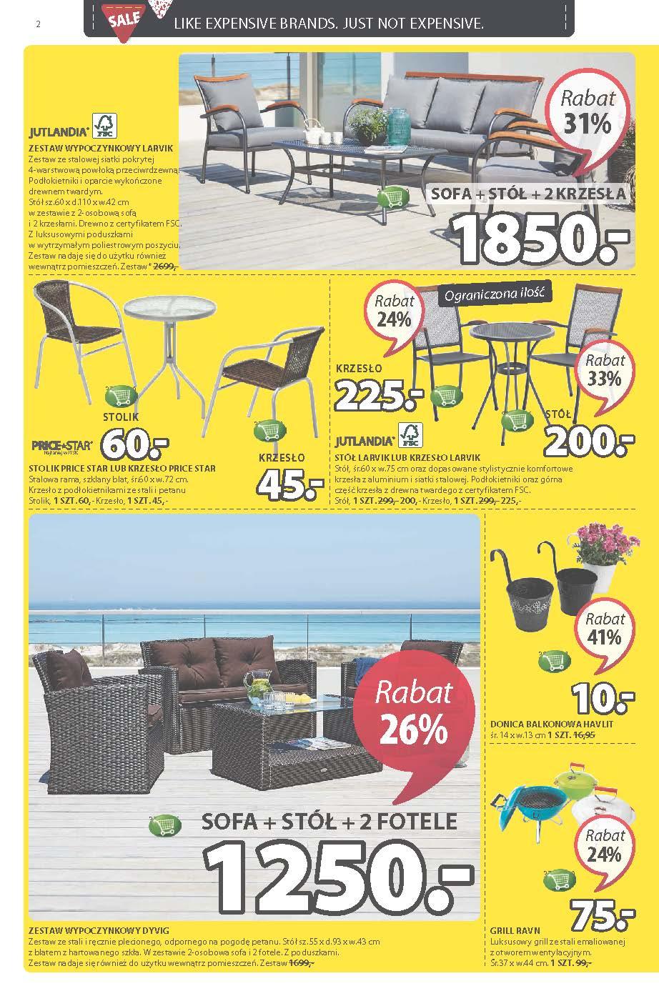 Gazetka promocyjna Jysk str. 2