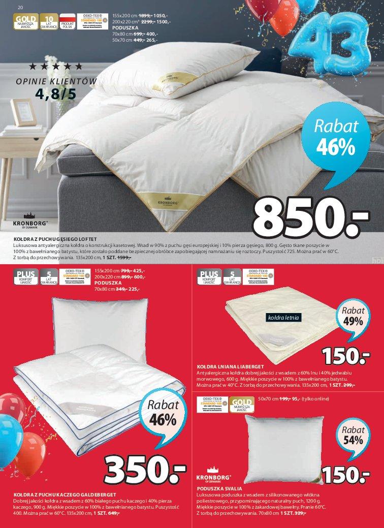 Gazetka promocyjna Jysk str. 20