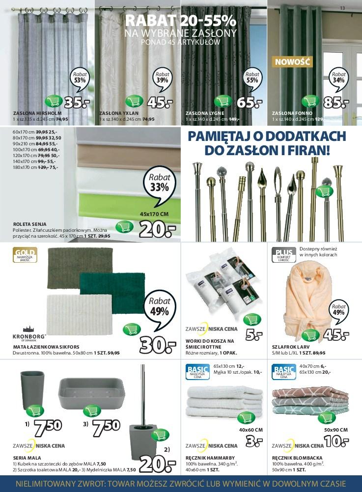 Gazetka promocyjna Jysk str. 13