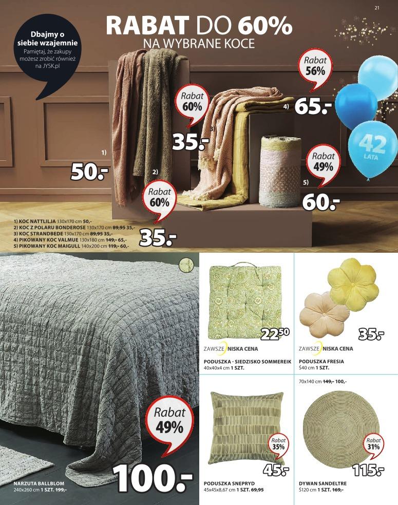 Gazetka promocyjna Jysk str. 21