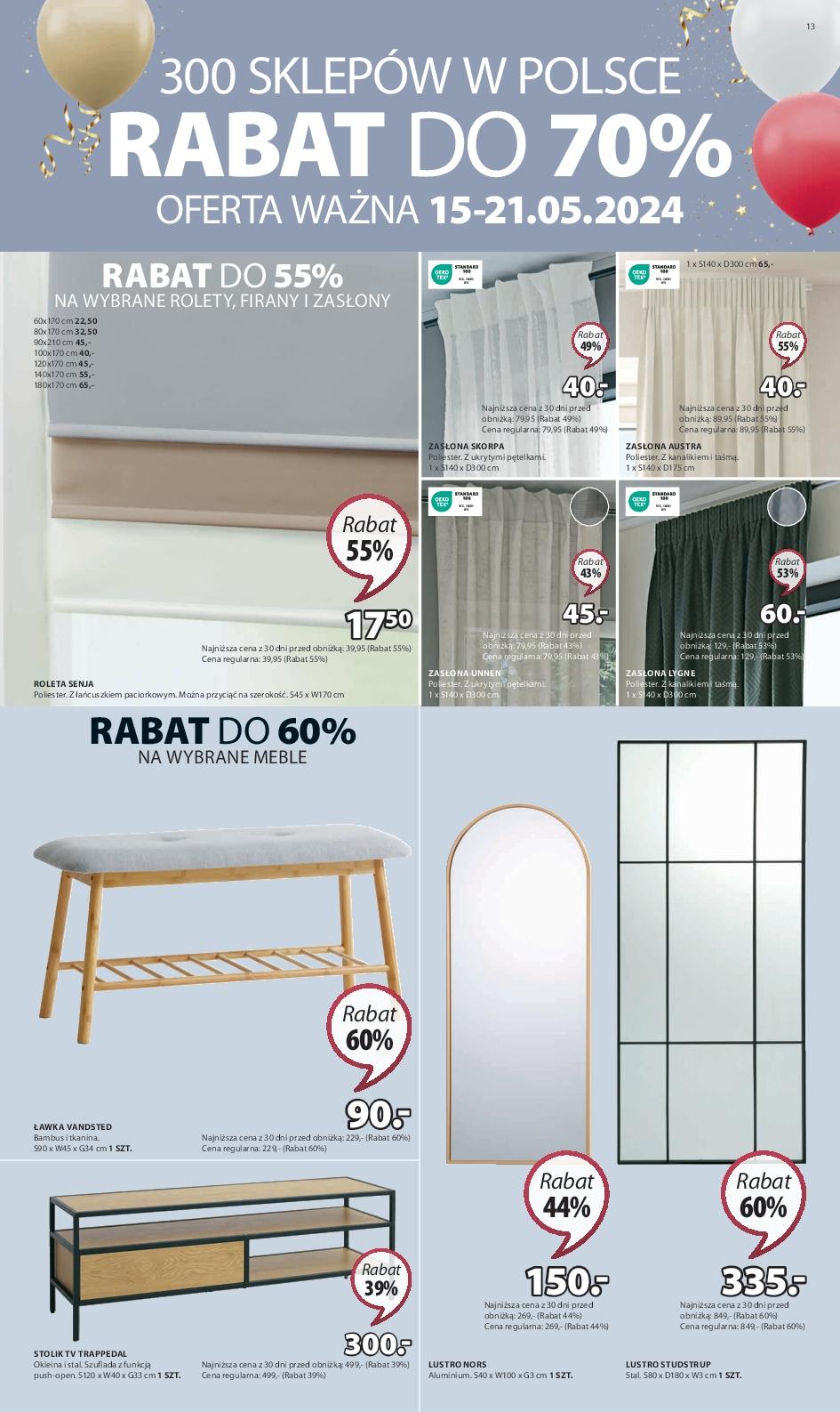 Gazetka promocyjna Jysk str. 13