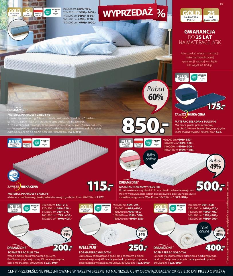 Gazetka promocyjna Jysk str. 19
