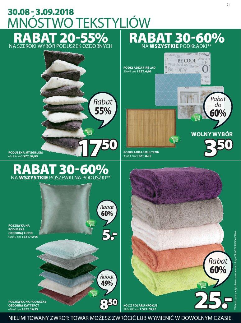 Gazetka promocyjna Jysk str. 21