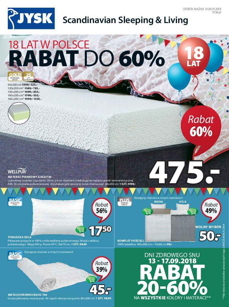 Gazetka promocyjna Jysk str. 1