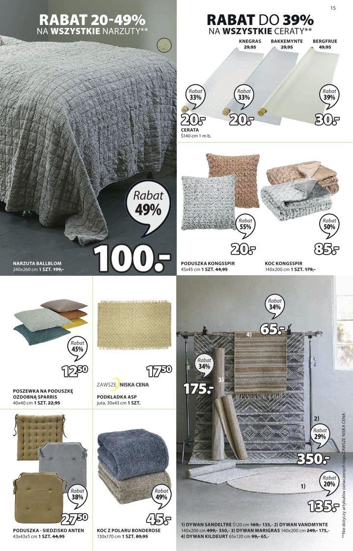 Gazetka promocyjna Jysk str. 15