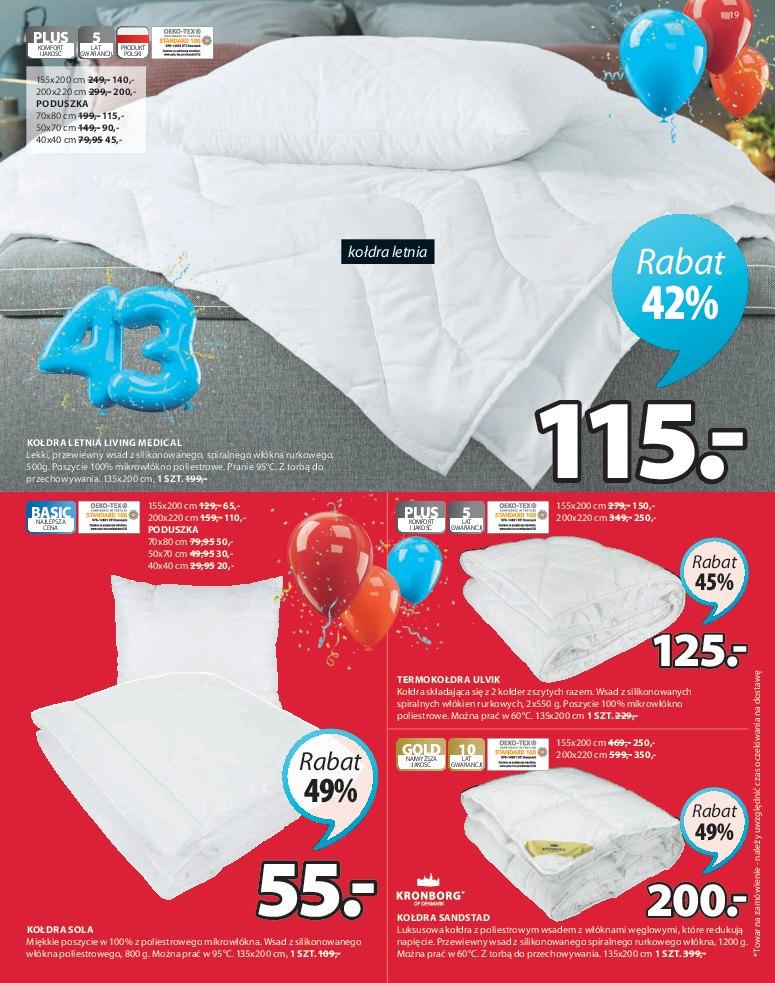 Gazetka promocyjna Jysk str. 19