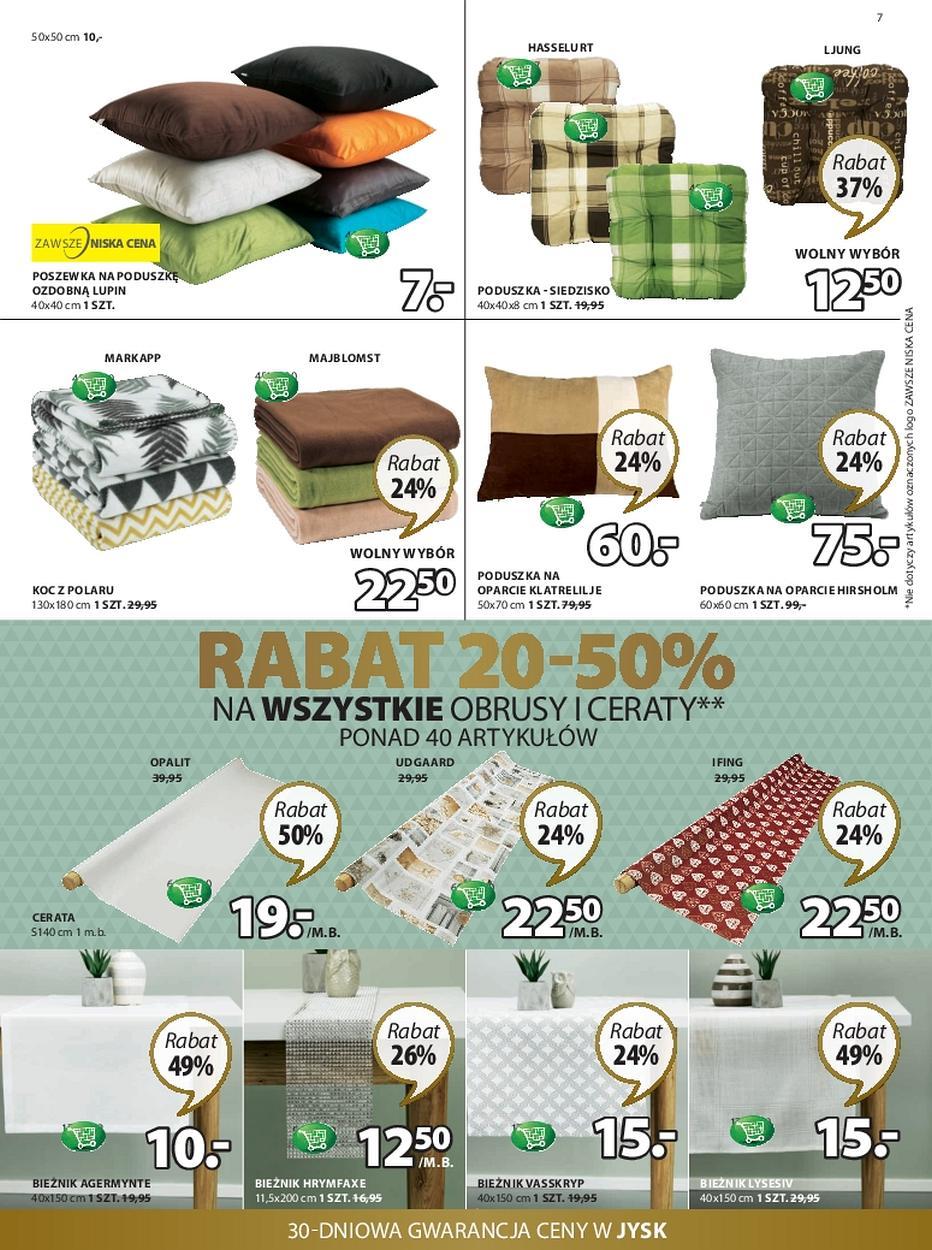 Gazetka promocyjna Jysk str. 7