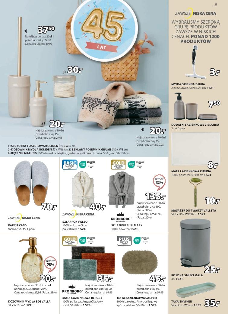 Gazetka promocyjna Jysk str. 21