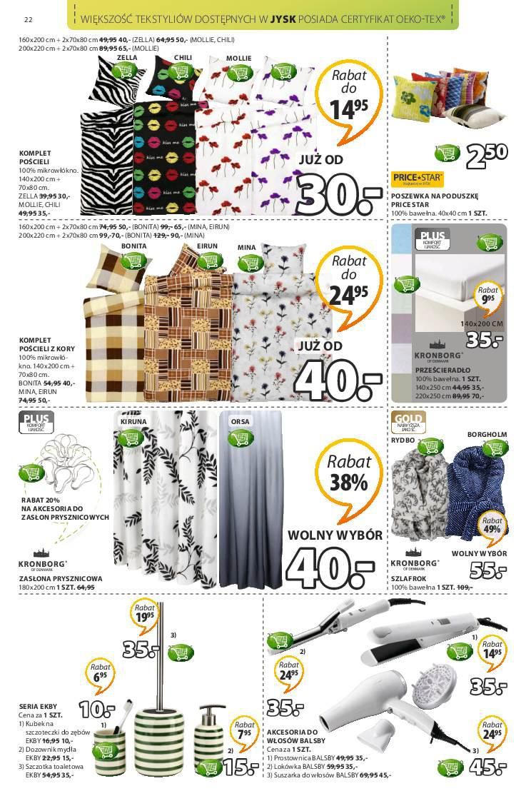 Gazetka promocyjna Jysk str. 22