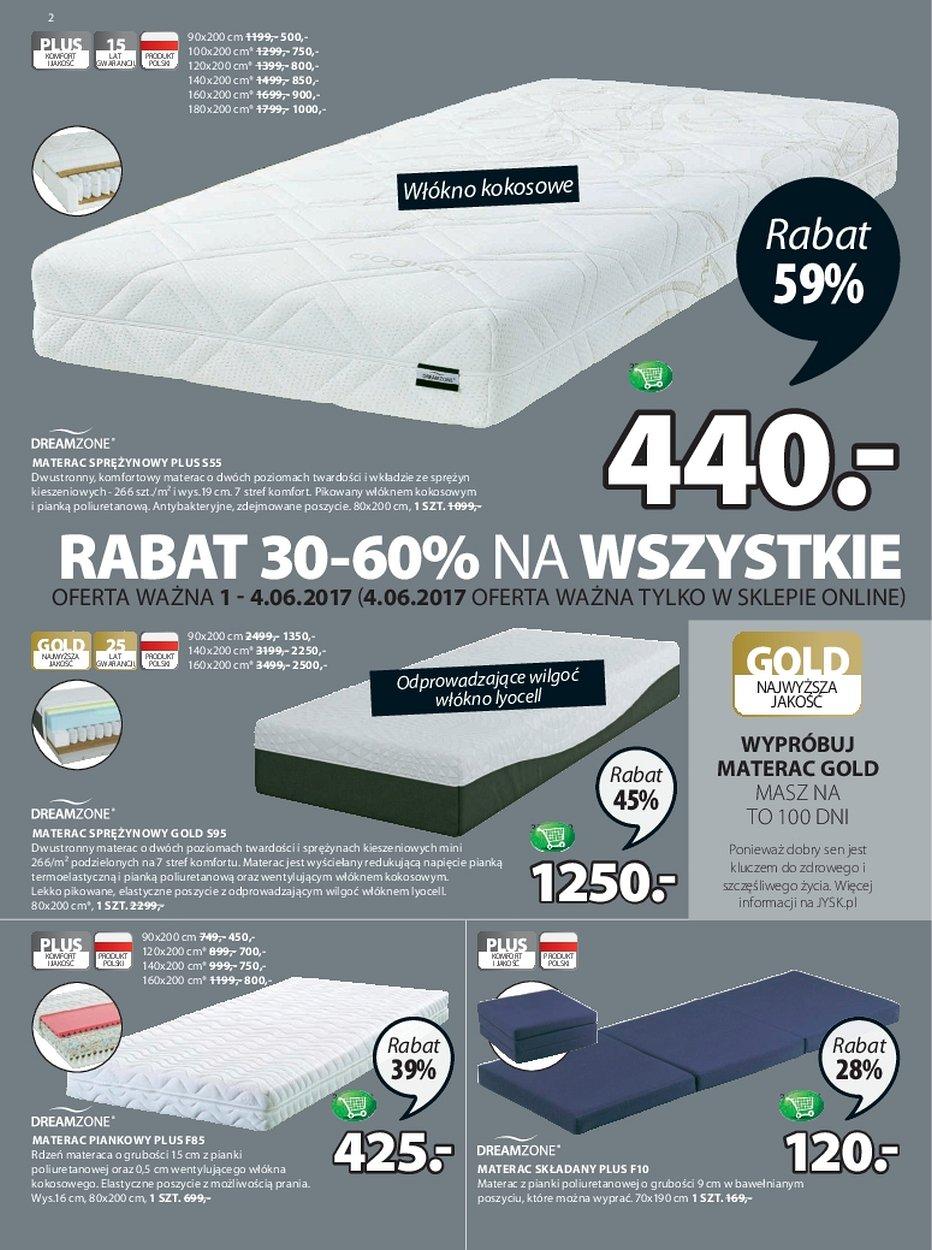 Gazetka promocyjna Jysk str. 2