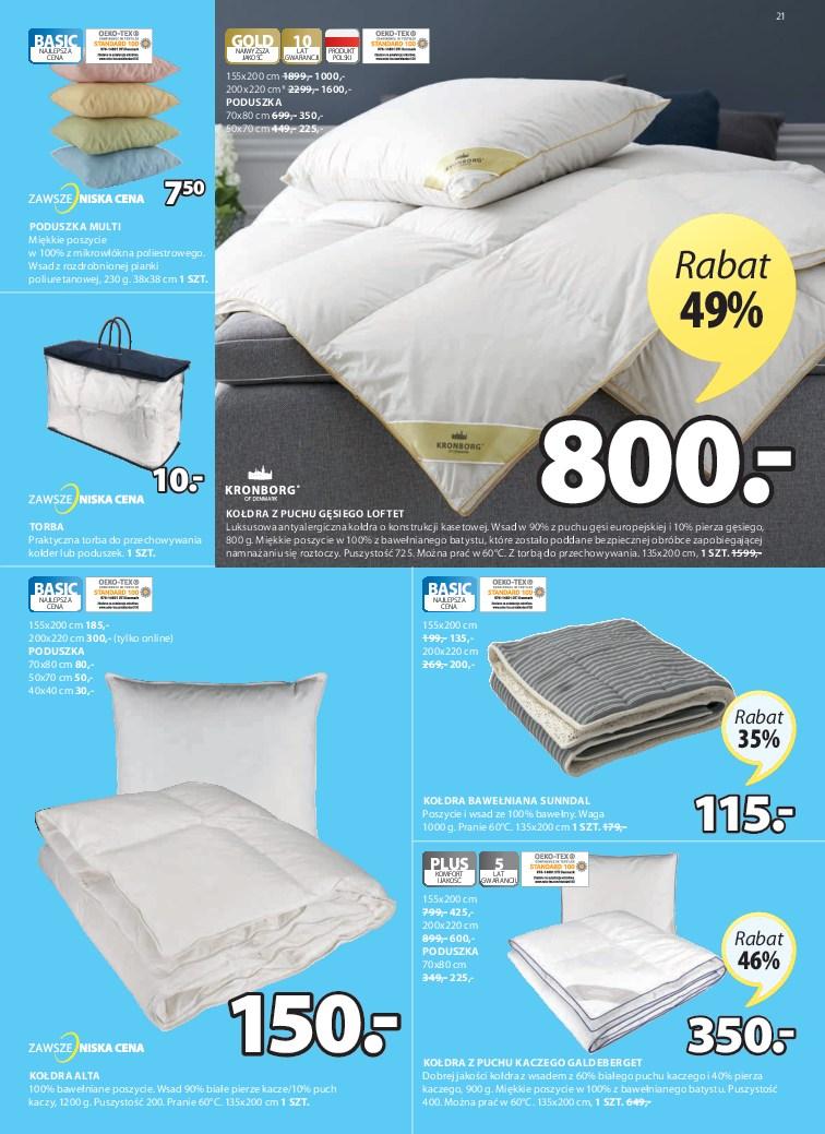 Gazetka promocyjna Jysk str. 21