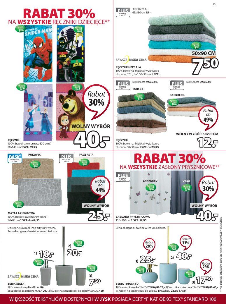 Gazetka promocyjna Jysk str. 13
