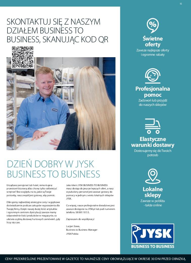 Gazetka promocyjna Jysk str. 15