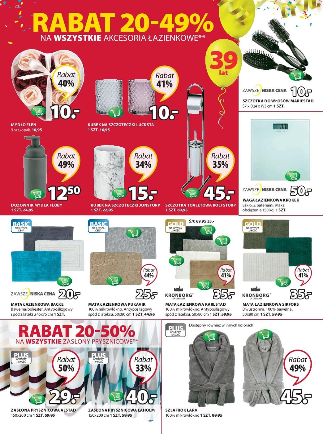 Gazetka promocyjna Jysk str. 20