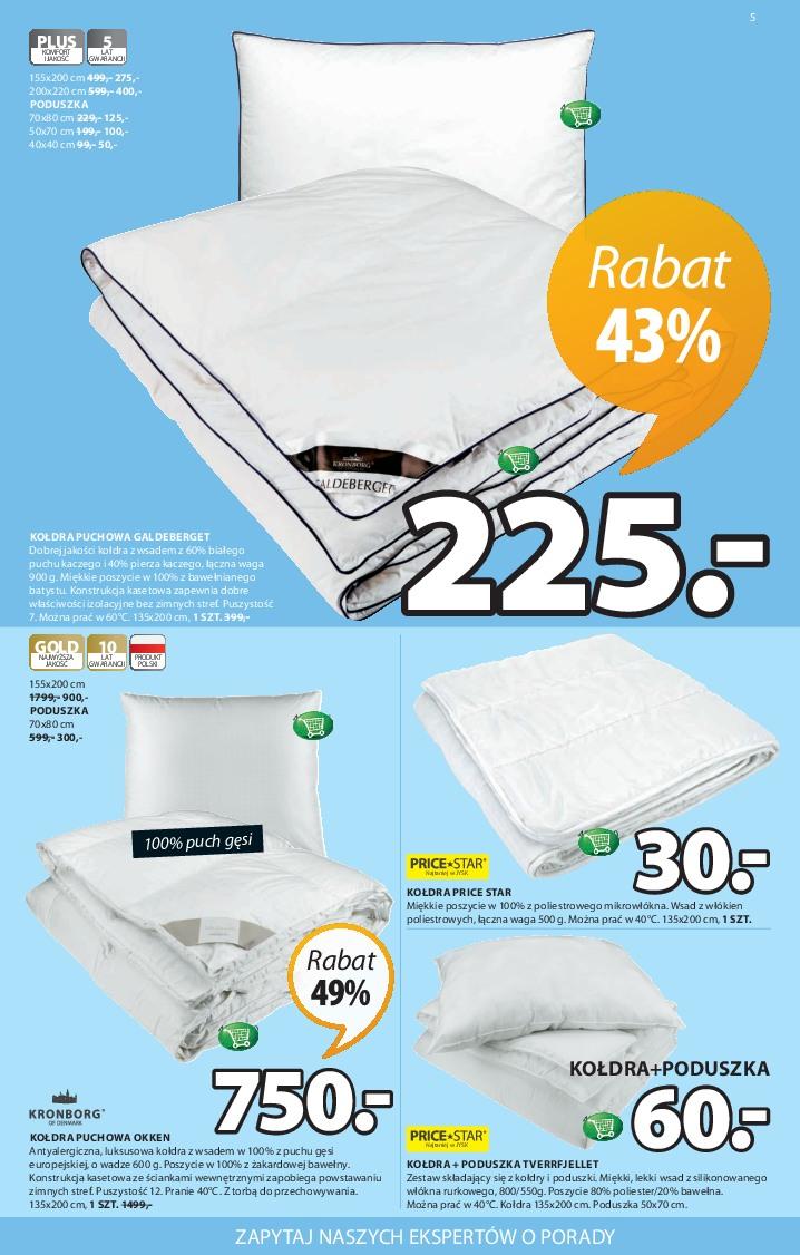 Gazetka promocyjna Jysk str. 5