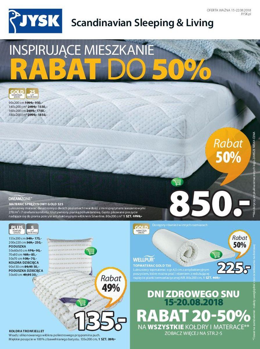 Gazetka promocyjna Jysk str. 1