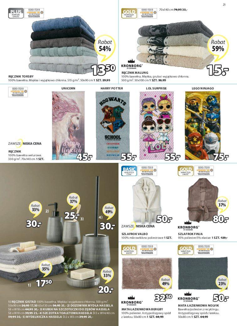 Gazetka promocyjna Jysk str. 21