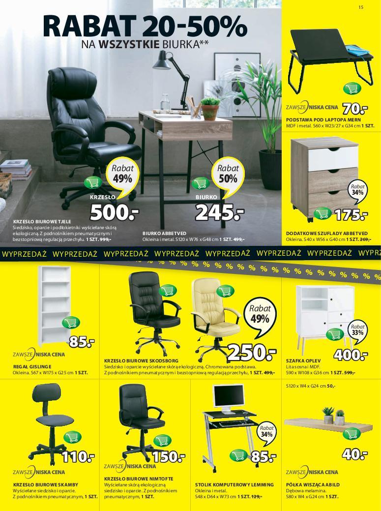 Gazetka promocyjna Jysk str. 15