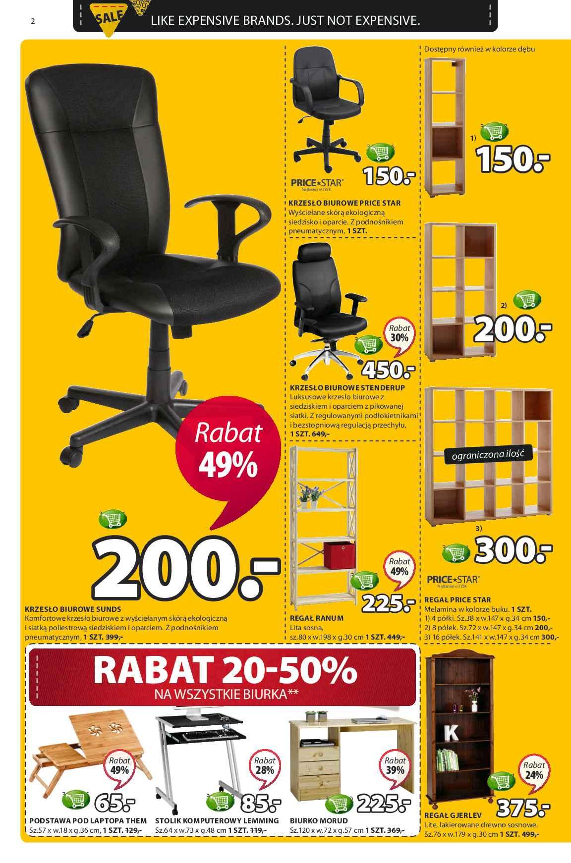 Gazetka promocyjna Jysk str. 2