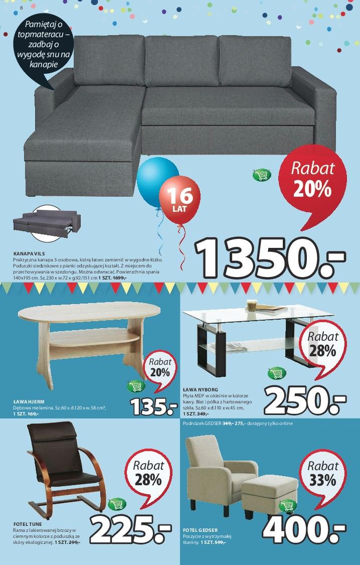 Gazetka promocyjna Jysk str. 8