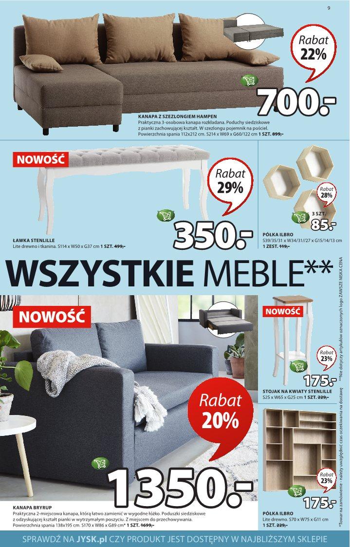 Gazetka promocyjna Jysk str. 9