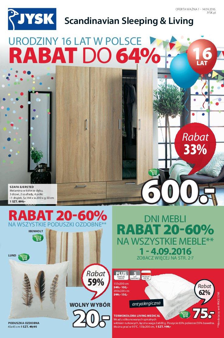 Gazetka promocyjna Jysk str. 1