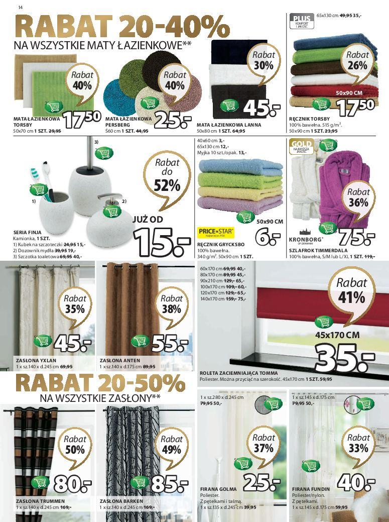 Gazetka promocyjna Jysk str. 14