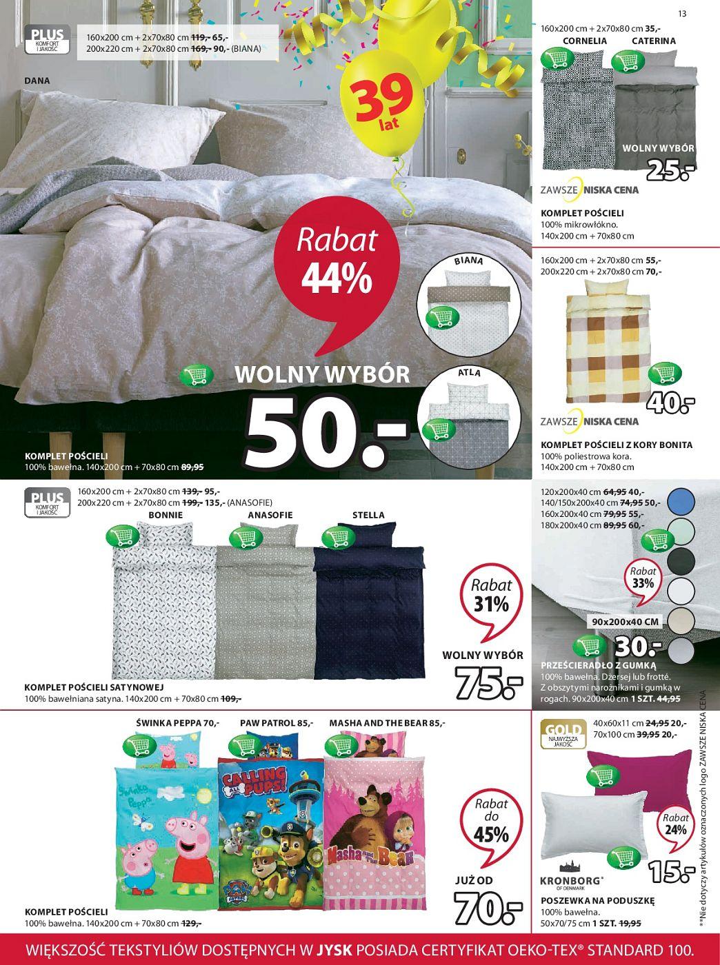 Gazetka promocyjna Jysk str. 13