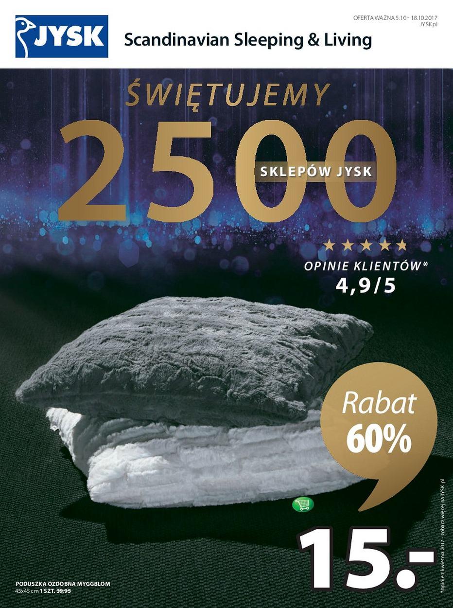 Gazetka promocyjna Jysk str. 1