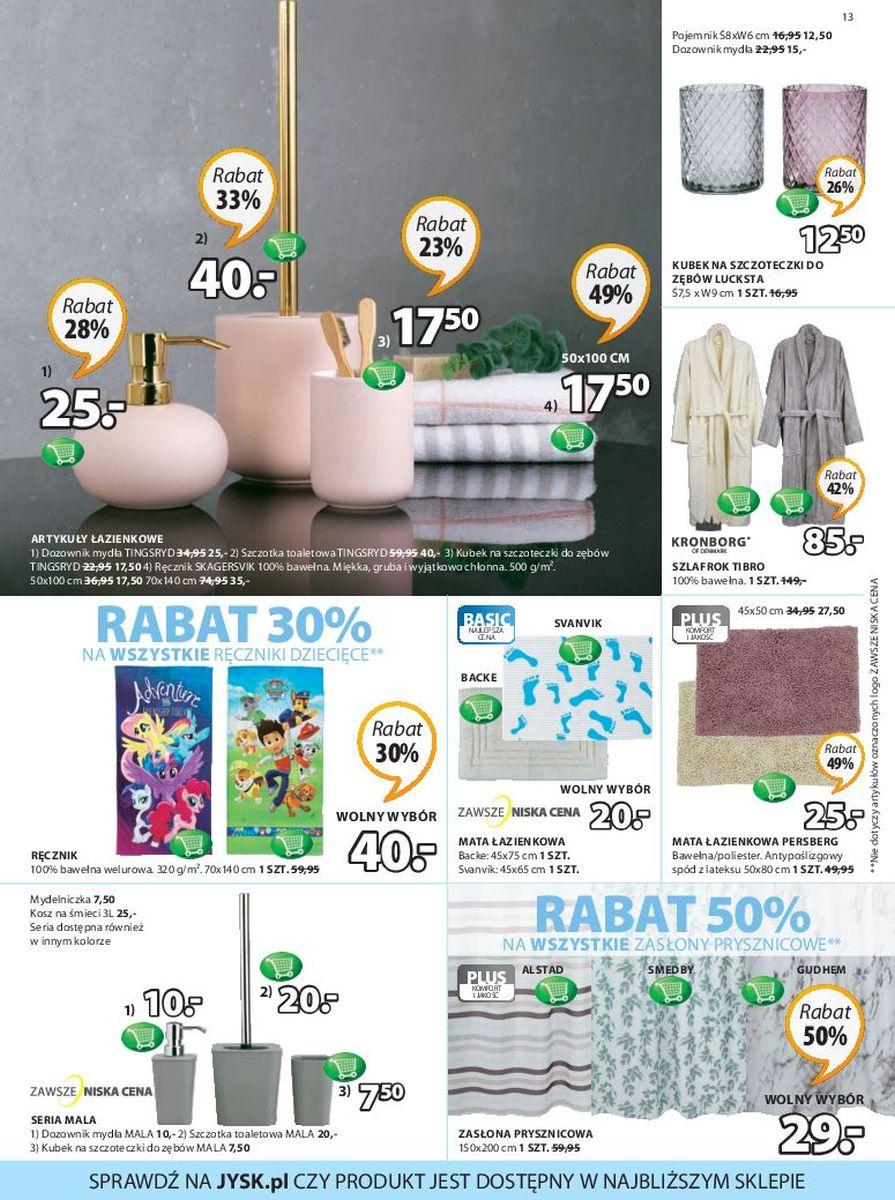 Gazetka promocyjna Jysk str. 13