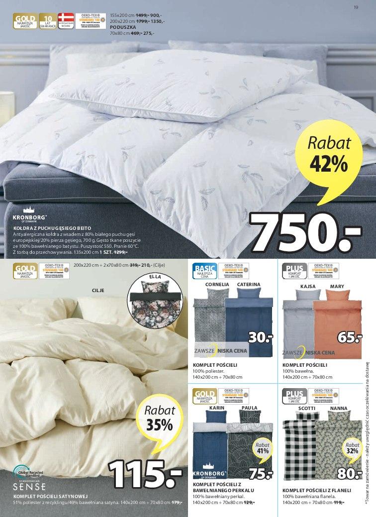 Gazetka promocyjna Jysk str. 19