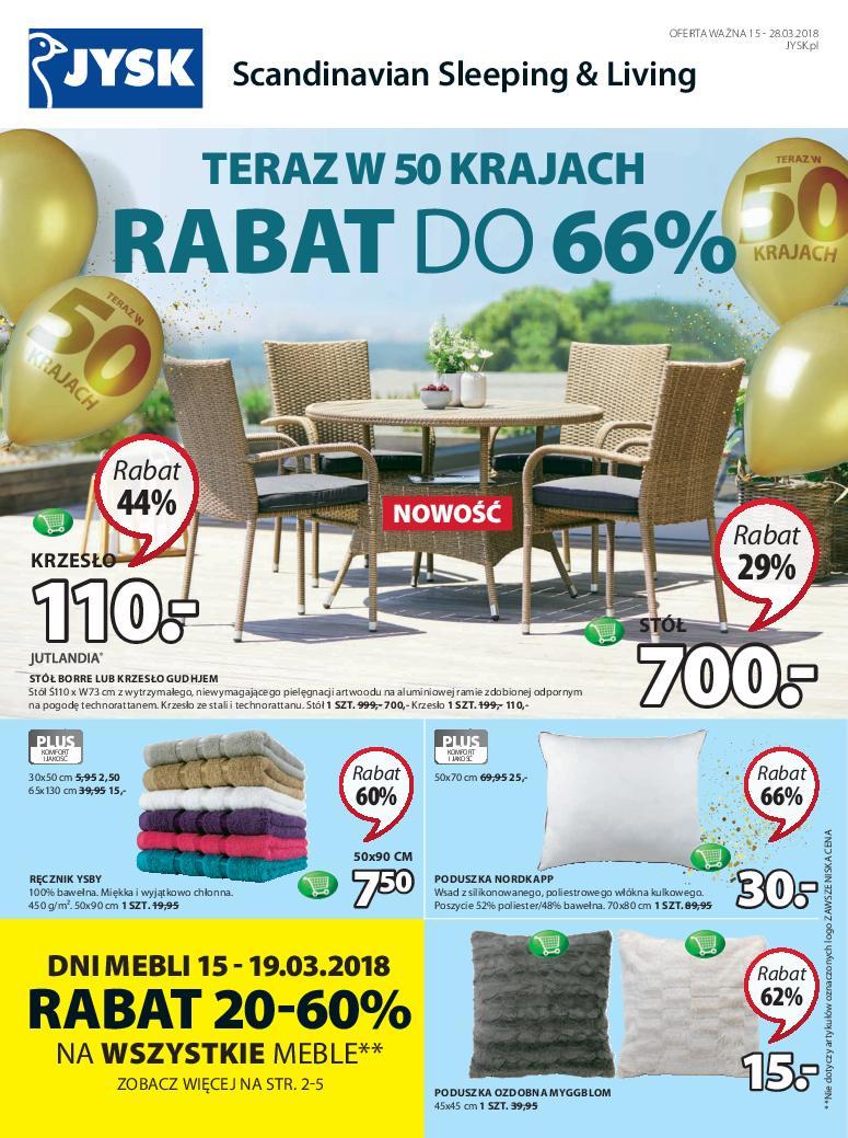 Gazetka promocyjna Jysk str. 1