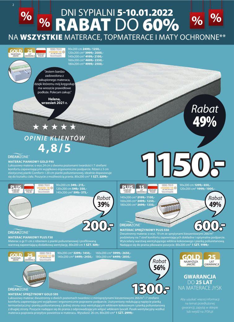 Gazetka promocyjna Jysk str. 2