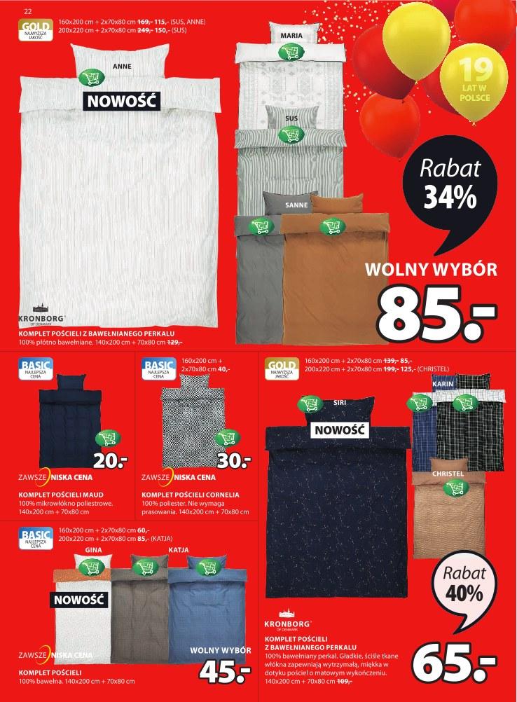Gazetka promocyjna Jysk str. 22