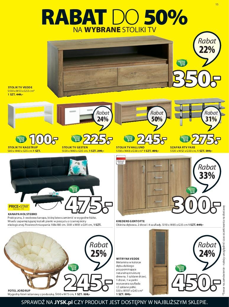 Gazetka promocyjna Jysk str. 15