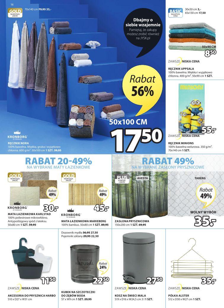 Gazetka promocyjna Jysk str. 16