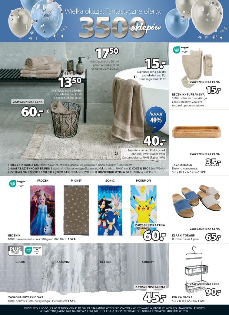 Gazetka promocyjna Jysk str. 23