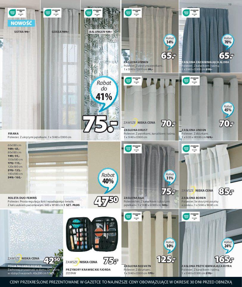 Gazetka promocyjna Jysk str. 19